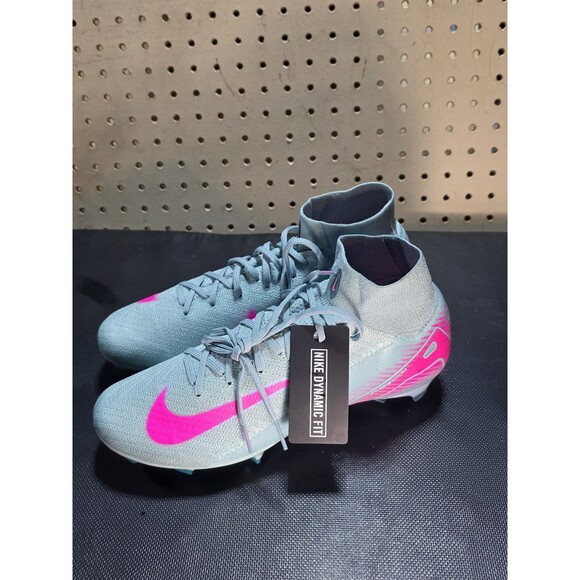 New Men’s Sz 9 Nike Zoom Mercurial Superfly 10 Elite FG Soccer Cleats FQ1454-301 main image 7
